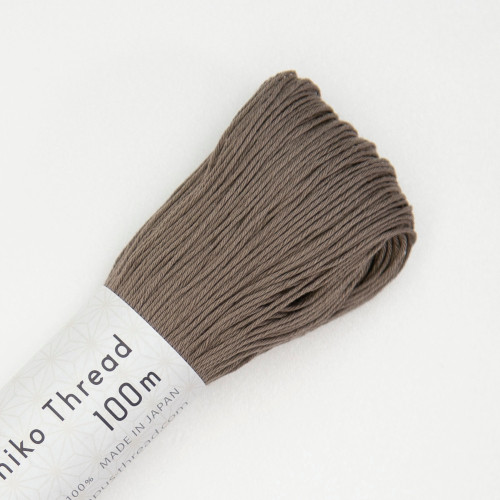 sashiko thread 100 m - 127 taupe
