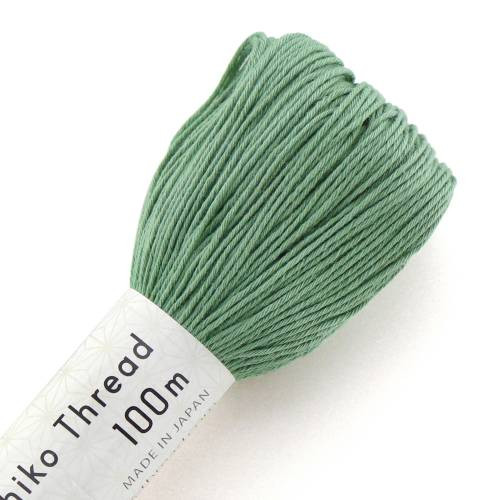 sashiko niť olympus 100 m viac farieb - 117  mute green