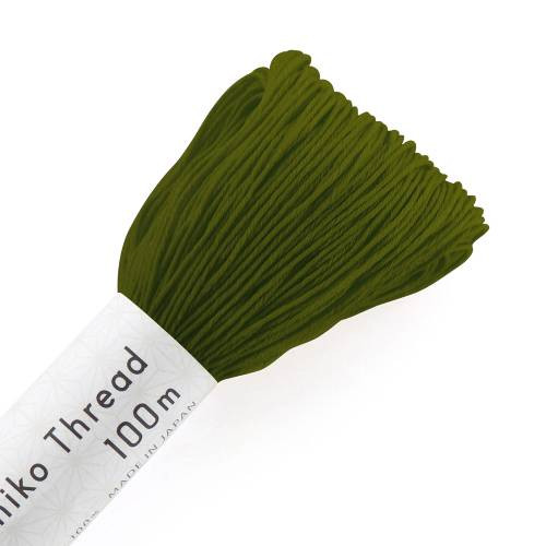 sashiko niť olympus 100 m viac farieb - 138 moss